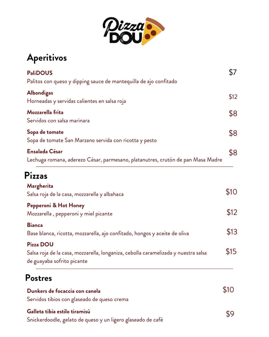 Pizzadou at SourDOU | Reservación de ASIENTO