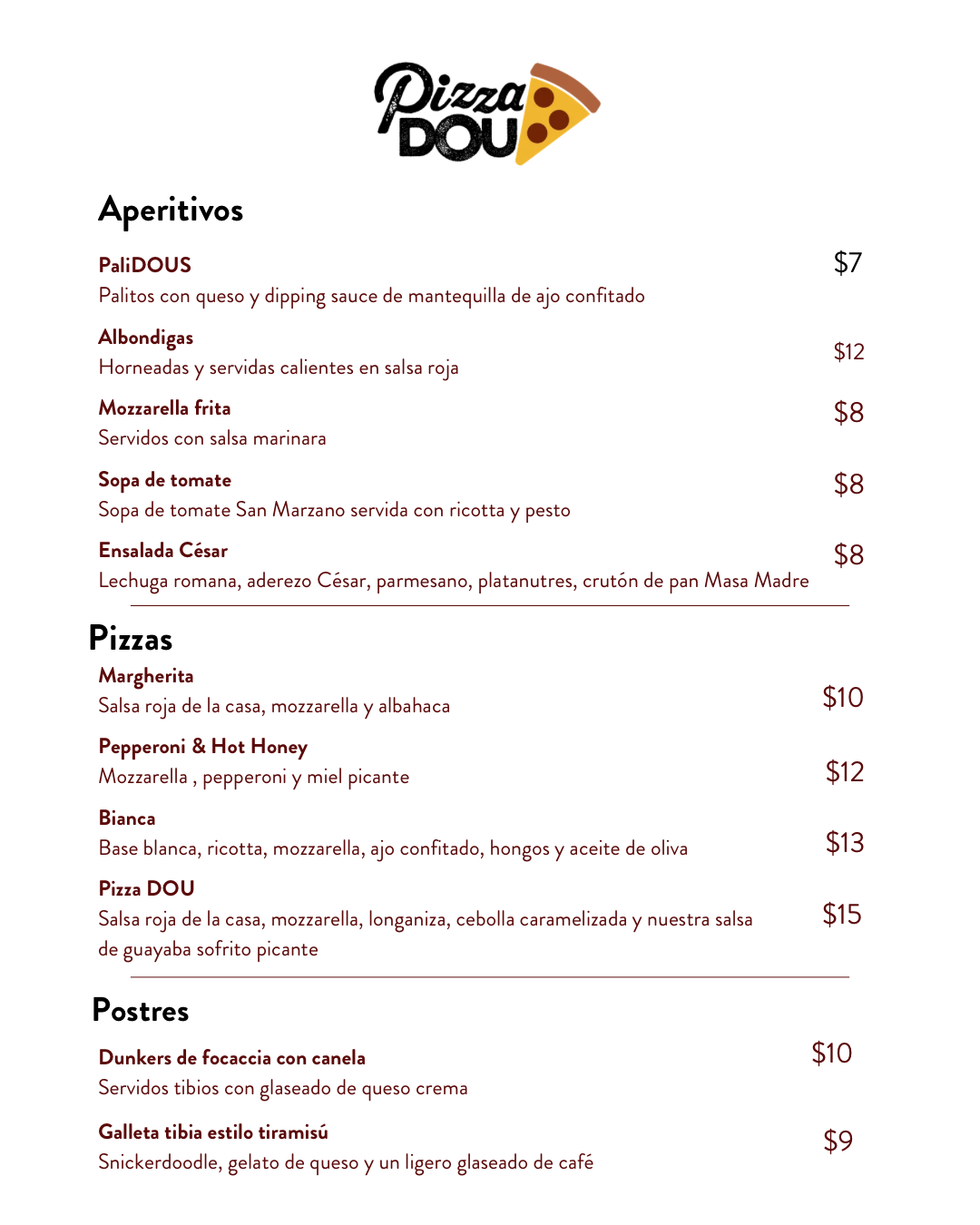 Pizzadou at SourDOU | Reservación de ASIENTO